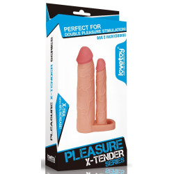 LoveToy Gaine de pénis Double Penis 18 x 4 cm
